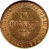 10 марок 1879, S