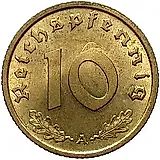 10 рейхспфеннигов 1939 [Германия / Третий рейх]