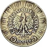 5 злотых 1936, Пилсудский [Польша]