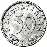 50 рейхспфеннигов 1942 [Германия / Третий рейх]