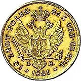 50 злотых 1821, IB