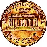 1 цент 1969, без обозначения монетного двора [США]
