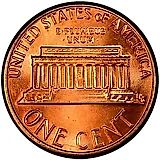 1 цент 1982, без обозначения монетного двора [США]