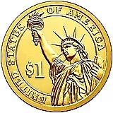 1 доллар 2007, P, Томас Джефферсон [США]