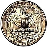 25 Cents 1985, D, Mint Mark "D" - Denver [USA]