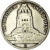 3 марки 1913, E, 100 лет Битве народов [Германия / Германская Империя]