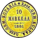 10 марок 1881, S, Александр II