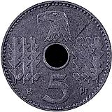 5 Reichspfennig 1940, for Occupied Territories [Germany / Third Reich]