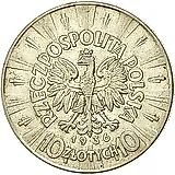 10 злотых 1936, Пилсудский [Польша]