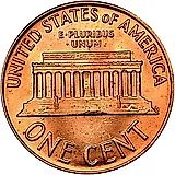 1 цент 1963, без обозначения монетного двора [США]