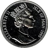 1 крона 1995, Джон Лоуги Бэрд, телевизионное оборудование [Остров Мэн]