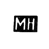 Master's Mark of Mikhail Efimov Novozhilov - Krasnoye Village - Initials "MN" - Late 19th - Early 20th Century