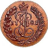 полушка 1781, КМ