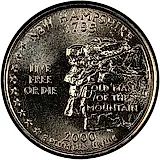 25 центов 2000, D, Нью-Гэмпшир [США]