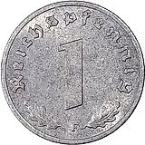 1 рейхспфенниг 1940, Третий рейх, цинк [Германия / Третий рейх]