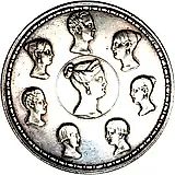 1 1/2 рубля - 10 злотых 1836, семейный, Р. П. УТКИНЪ