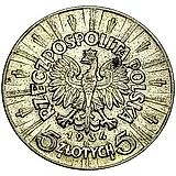 5 злотых 1934, Юзеф Пилсудский, орел с короной [Польша]