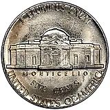 5 центов 1976, D, Томас Джефферсон [США]