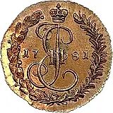 денга 1781, КМ