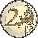 2 евро 2015, замок на скале Монако [Монако] Proof