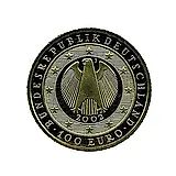 100 евро 2002, J, переход к евро [Германия]