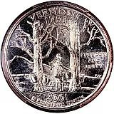 25 центов 2001, P, Вермонт [США]