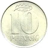 10 пфеннигов 1968, A [Германия / ГДР]
