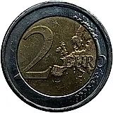 2 евро 2008, регулярный чекан Бельгии [Бельгия]