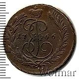 1 копейка 1766, ММ