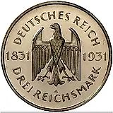 3 рейхсмарки 1931, A, Штейн [Германия]