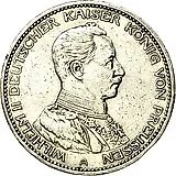 3 марки 1914, A, Пруссия [Германия / Германская Империя]