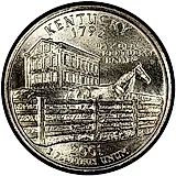 25 центов 2001, D, Кентукки [США]