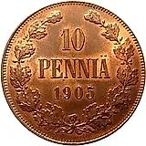 10 Pennia 1905