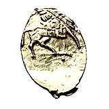 золотая копейка Владислава Жигимонтовича 1610-1612, всадник вправо