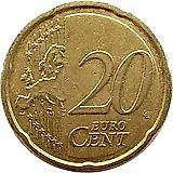 20 евро центов 2007, регулярный чекан Ирландии [Ирландия]