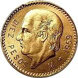 10 песо 1959 [Мексика]