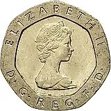 20 пенсов 1982 [Великобритания]