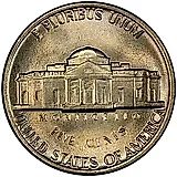 5 центов 1982, D, Томас Джефферсон [США]