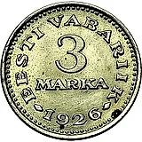 3 marka 1926 [Эстония]
