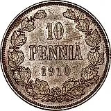 10 Pennia 1910