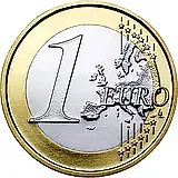 1 евро 2014, регулярный чекан Ватикана (Франциск) [Ватикан]