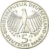 5 марок 1973, Национальное Собрание [Германия / ФРГ]