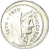 1000 лир 1970, 100 лет Риму в качестве столицы Италии [Италия]