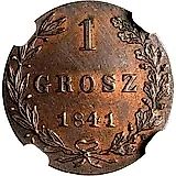 1 грош 1841, MW