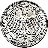3 рейхсмарки 1928, Дюрер [Германия]