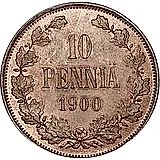 10 Pennia 1900