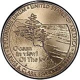 5 центов 2005, P, выход к океану [США]