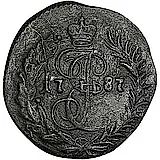 полушка 1787, КМ