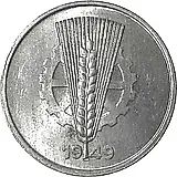 10 пфеннигов 1949, А [Германия / ГДР]