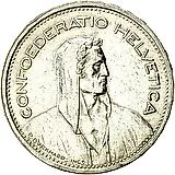 5 франков 1953 [Швейцария]